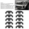 10pcs Headlight Trim Ring Clips 51132752145 Plastic Front Headlight Bezel
