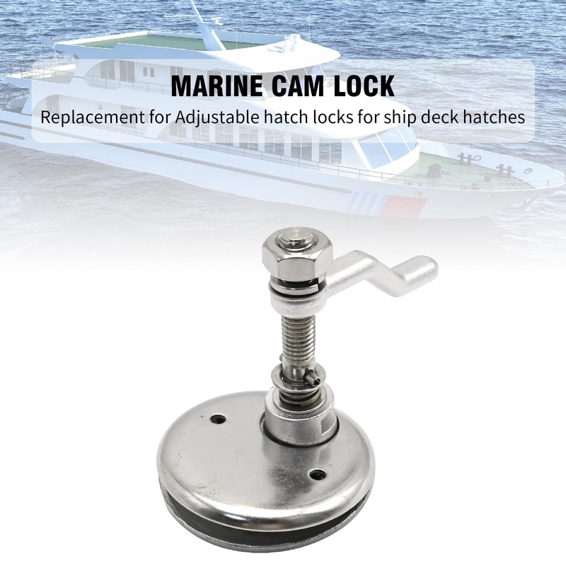 laffoonparts Boat Marine Cam Latch, 316 Stainless Steel Flush Pull