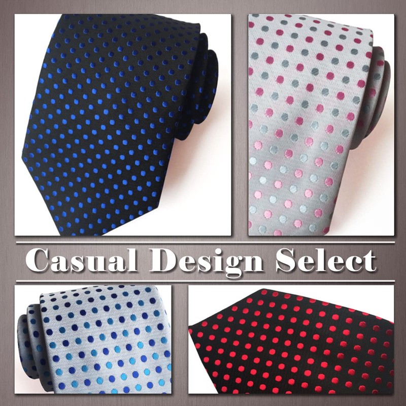 ONE LIMITATION NK003 Men's Necktie, Dot, Solid Suit, Business, Casual,