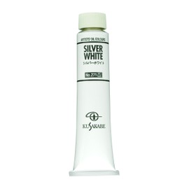 Kusakabe Oil Paints, Silver White, 271, 1.7 fl oz (50 ml) (No. 10)