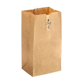 Kraft Paper Bags FSC - MADE IN USA (500ct, 4 lb)