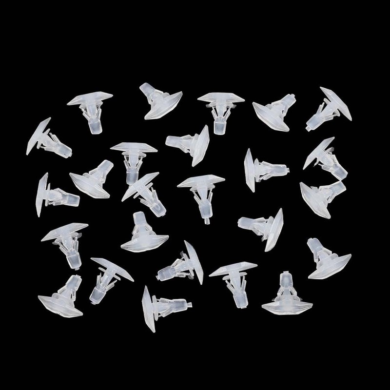 G-PLUS Door Weatherstrip Clips Nylon 3/16" Hole, 25pcs Window Weather
