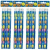 24 x Smiley Face Reward Pencils for Children, Ideal as Teacher Class Gifts