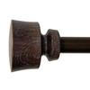 Stockton 86-128 Inch Adjustable Curtain Rod Set, 5/8 Inch Diameter