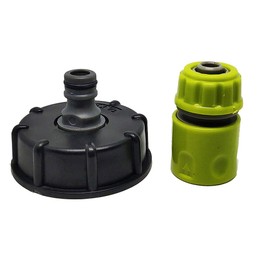 S60x6 IBC Water Tank Water Storage Outlet Hoselock Fitting Adapter Tap Outlet 1/2"