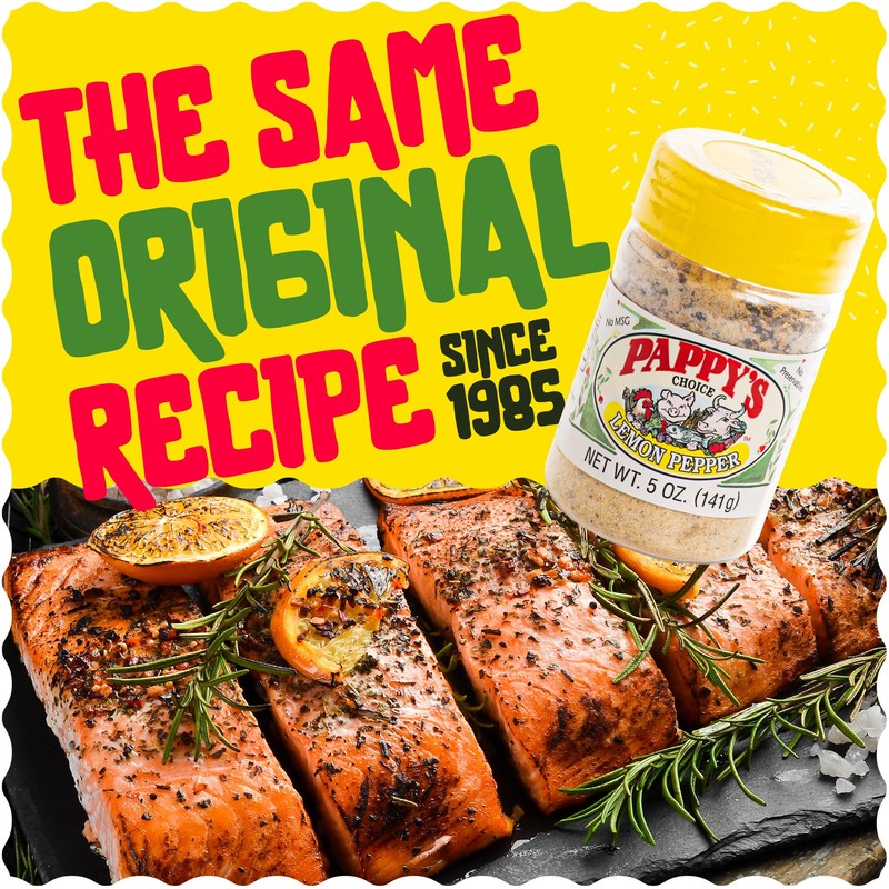 Pappy's Seasonings (Lemon Pepper, 5oz)