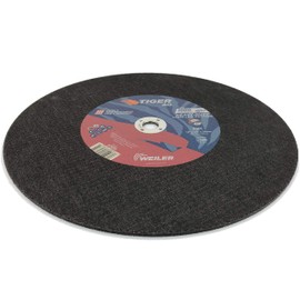 Weiler 57035 14-Inch Cutting Wheel, Tiger AO Steel/Metal Long Life, Performance Cutting, 1/8" A30T Type 1 20mm Arbor (Pack of 10)