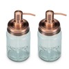 Jarmazing Products Mason Jar Soap Dispenser - Copper - with