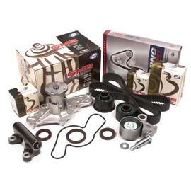 Mizumo Auto MA-4216964549 Timing Belt Kit Water Pump Tensioner Compatible With/For 92-94 Mazda 626 MX6 Ford Probe 2.5 KL