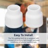 Agatige 2PCS Ceramic Tig Cups Set with Enhanced Diffusion Gas