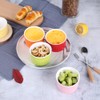 YAZYLIFE Ramekins 4oz,Creme Brulee Ramekins and Souffle Dishes,Porcelain Oven Safe