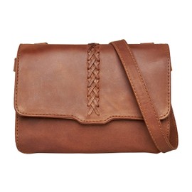 Lady Conceal Concealed Carry Jolene Leather Crossbody Organizer (Cognac)