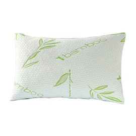 Natural Bamboo Zippered Pillow Protectors - Breathable Soft Noiseless Plain Pillow Cases -Premium Quality Polyester Cooling Comfortable Pillow Covers UK Standard (48 X 78 cm) - Pack of 4