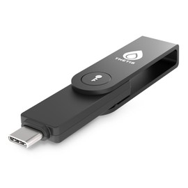 Thetis Pro-C FIDO2 Security Key Passkey Device with USB C & NFC, TOTP/HOTP Authenticator APP, FIDO 2.0 Two Factor Authentication 2FA MFA, Works with Windows/macOS/Linux/Gmail/Facebook/Dropbox/GitHub