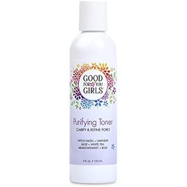 Good For You Girls Hydrating Toner for Face Contains Aloe, Witch Hazel, Meadowsweet, Chamomile, Rosewater, Witch Hazel Toner for Face, Alcohol Free (4 Fl. Oz)