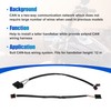 X AUTOHAUX 12 Inch Handlebar CAN Wiring Harness Bus Circuits