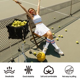 Knee High Socks Womens Striped Knee Socks Striped Knee High Socks Striped Knee High Socks Girls Striped Knee High Socks Women High Socks Girls Socks Skating Socks Tube Socks Men Knee High Socks Men