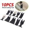 10Pcs Universal Saw Blade Oscillating Multi Tool High Carbon Steel