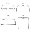EYE ZOOM 2 Pack Metal Super Light Mini Reading Glasses