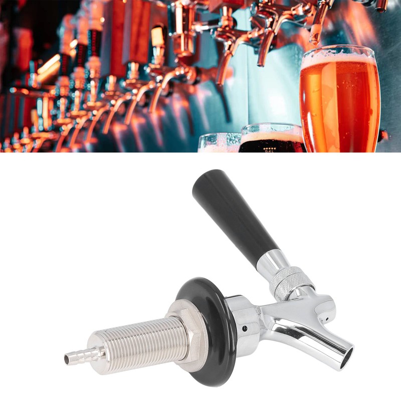 Beer Faucet Kit Parts Stainless Steel with Shank 100mm Long