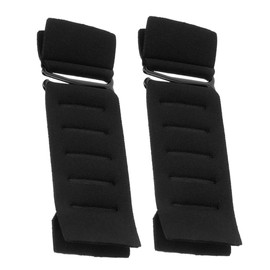 STOBOK 2pcs Adjustable Extender Hooks for Women Sports Strap Extender Back Clasp Five- Design for Yoga and Fitness Black