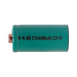 2/3 AA NiMH Button Top Battery (600 mAh) (3)