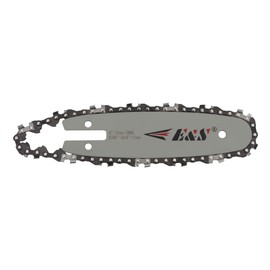 E & S 5 Inch Chainsaw Bar & Chain Combo 0.30" Pitch .043" Gauge 28 Drive Links, Semi-Chisel Chainsaw Chain for Worx WG324E WG324E.9 Model