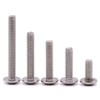 M6-1.0 x 30mm Truss Head Machine Screws, 304 Stainless Steel
