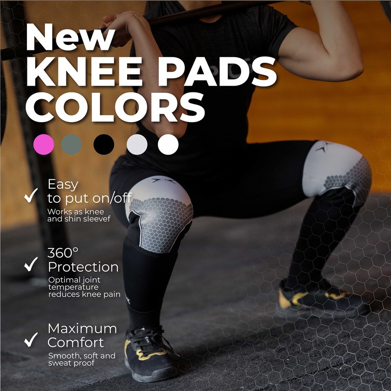 PICSIL Neoprene Knee Pads Cross Training Hex Tech 5/7 mm