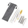 12Pcs Stainless Steel Paracord Stitching Set Paracord Needle with Storage
