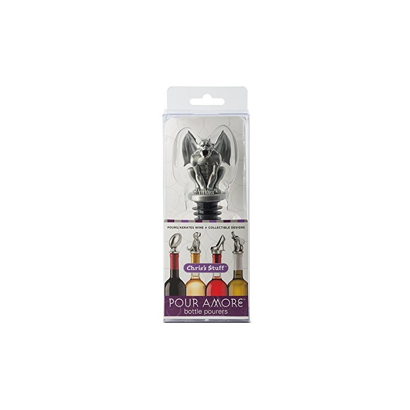 Stainless Steel Gargoyle Wine Aerator Pourer - Deluxe Decanter Spout