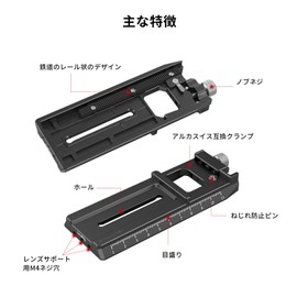 SmallRig RS 3 / RS 3 Pro / RS 2 / DJI RSC 2 / Ronin-S Compatible Arca-Swiss Quick Release Plate 3061