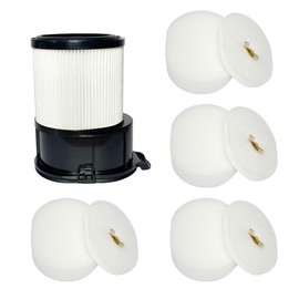 IP1251,IP1250,IP1251C,IP1255QCP,IP1255QNV,IP1255QPR,IP1255QTL,IP3251,IP3251C,IP1255QMG,IP3252,IP3124,IP32259 Packs Hepa Filters Foam filter Felt filter Compatible with Shark PowerDetect Vacuum