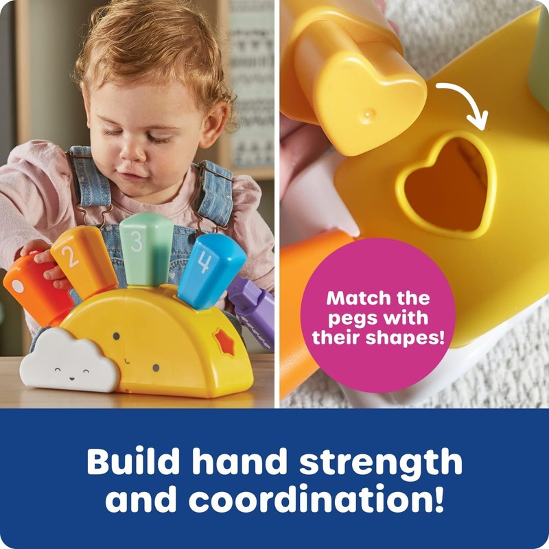 Learning Resources Sunshine Shape Sorter, Ages 18 Months+, Toddler Shape