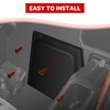 XUTVOTOR Can Am X3 Battery Cover, Plastic Black Battery Cover
