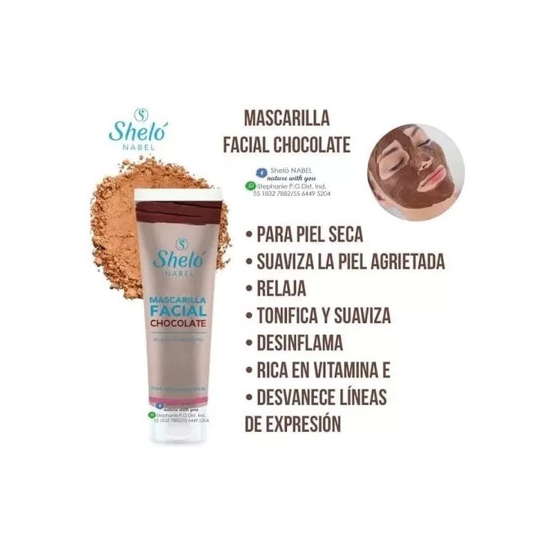 Sheló Nabel Mascarillas Faciales Piel Grasa, Anti Acné, Limpieza Prfunda