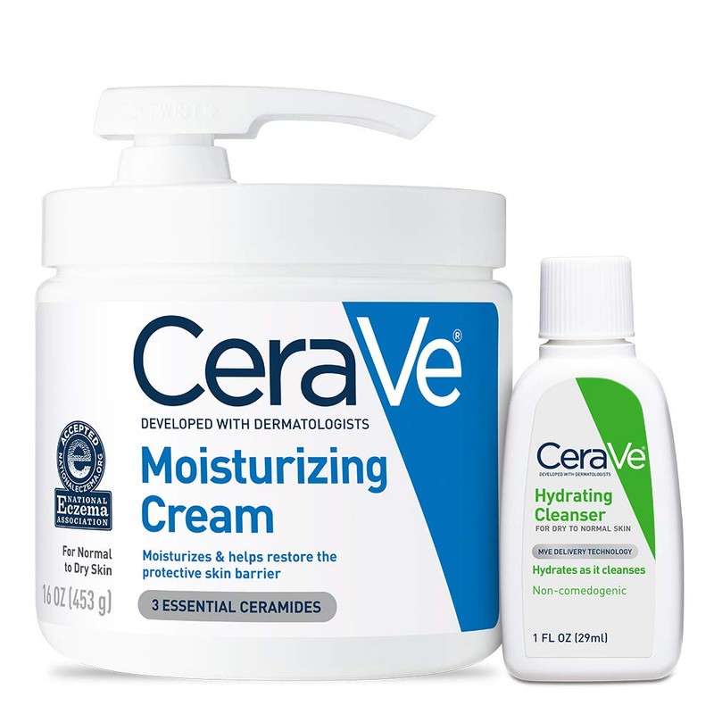 CeraVe Moisturizing Cream Combo Pack | Contains 16 Ounce with