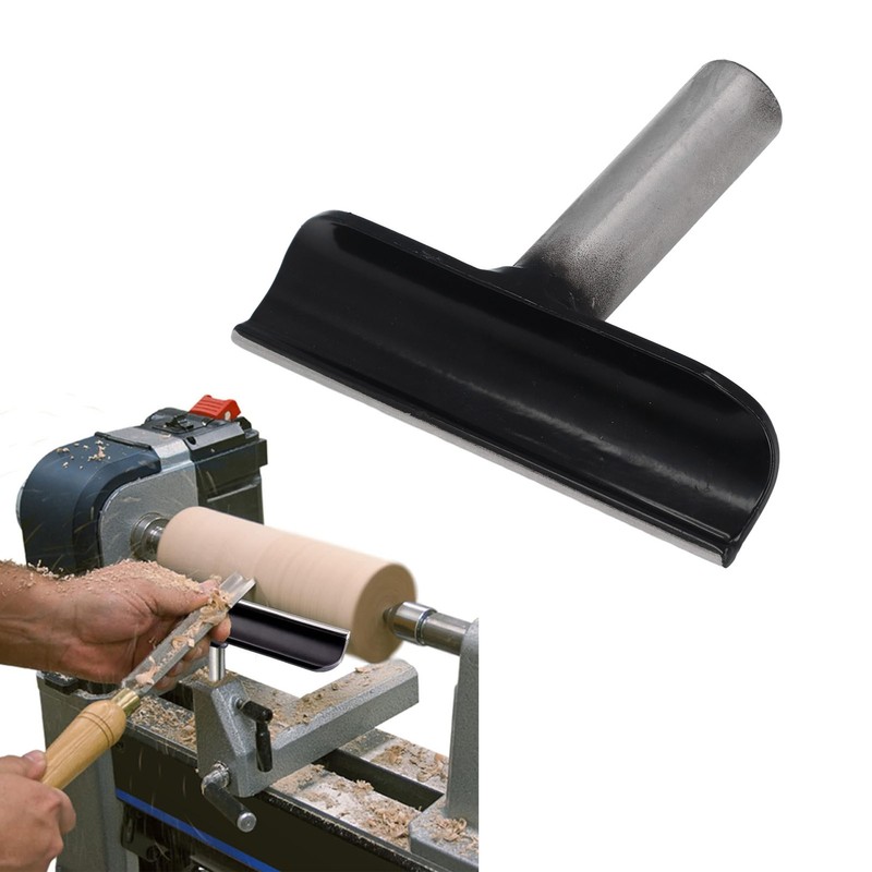 6in Wood Lathe Tool Rest Steel Arc Design 1in Post