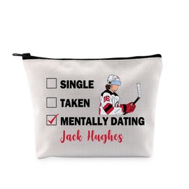 PYOUL J Hughes Inspired Gift Dating J Hughes Makeup Bag J Hughes Lover Cosmetic Bag J Hughes Fan Gift J Hughes Merch (Dating J Hughes Bag)