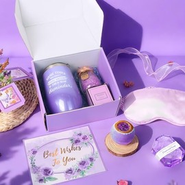 Regalo de cumpleaños para mujeres, set de regalo de spa - Regalos únicos de mejórate pronto para mujeres, paquete de cuidado personal relajante para e