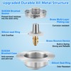 Telsitine Upgraded 3-in-1 Kitchen Sink Drain Strainer, 304 Stainless Steel
