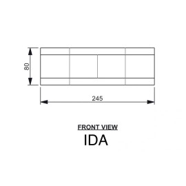 RossWulf Foam Carb Sock Air Filter Double Trumpet Weber 48 IDA