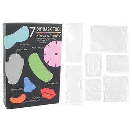Moldes Mascarillas, Molde de Mascarilla Facial de 7 Tipos para Máquina de Mascarilla Facial de Bricolaje, Molde de Placas de Mascarilla Facial Reutilizables, Molde para Hacer Mascarillas para DIY