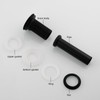 CIENCIA BW03B-1 Pop-Up Drain Fitting Valve for Washbasins without Overflow,
