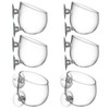 Hiceeden 6 Pack Aquatic Plant Cup with 2 Suction Cup,