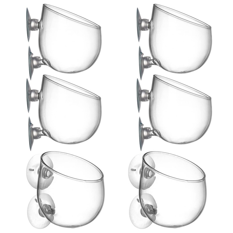 Hiceeden 6 Pack Aquatic Plant Cup with 2 Suction Cup,