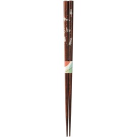 Kawai 120126 Bon Appetit Chopsticks Cat Biyori Brown 9.1 inches (23 cm)