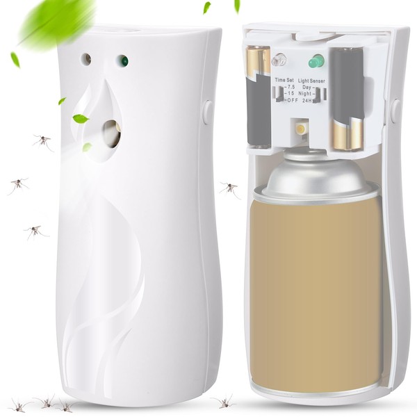 Qualirey 2 Pcs Automatic Fly Spray Dispenser Mosquito Flying Insect