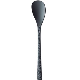Takakuwa Metal 004058 Hammered Cutlery, Teaspoon, Black