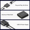 XPTSFDU DisplayPort to Dual HDMI Splitter 4K60Hz Display Port to